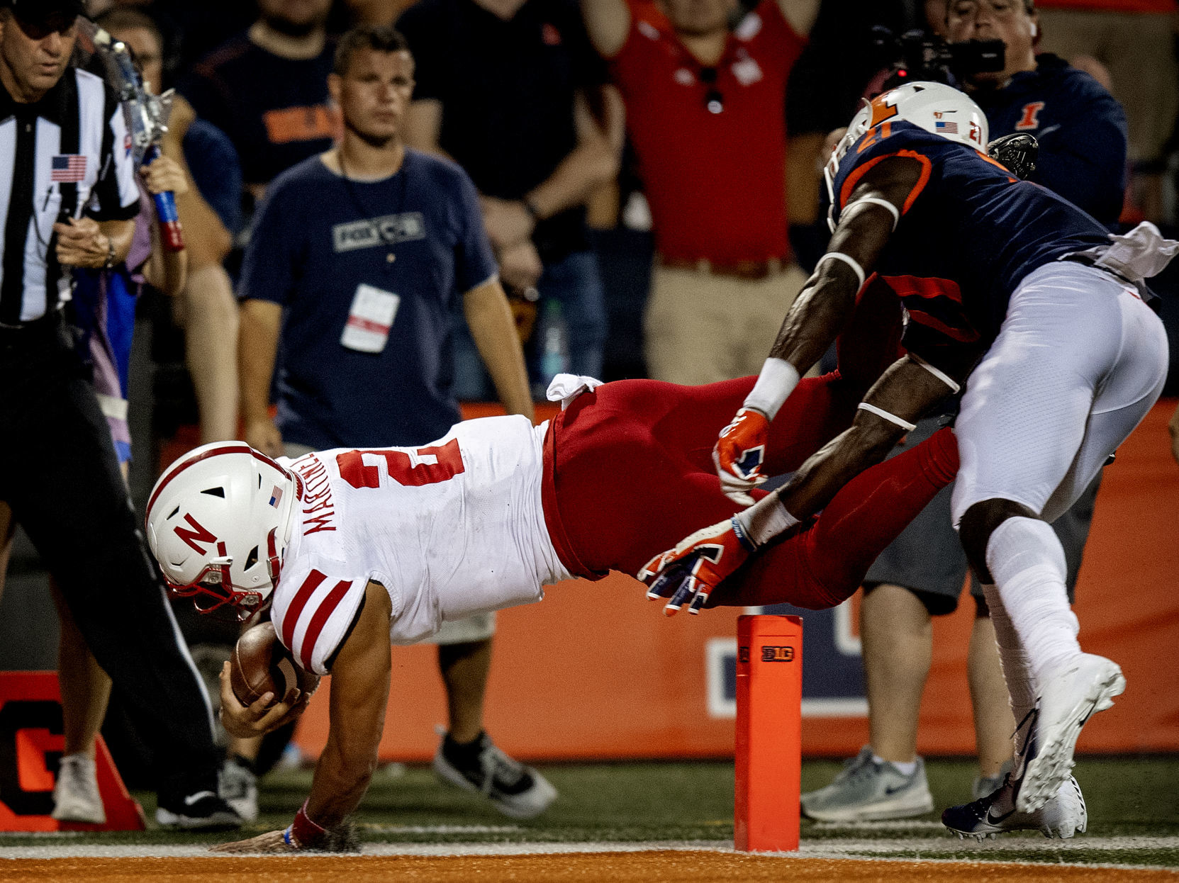 Nebraska vs. Illinois, 9.21